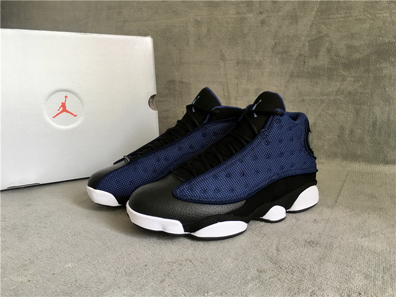 New 2022 Air Jordan 13 Navy Blue Black White Shoes